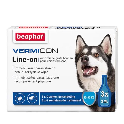 Vermicon Line On Spot On Medium Dog 3x3ml