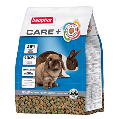 Care+ Senior Rabbit Nyulaknak és Törpenyulaknak 1,5kg