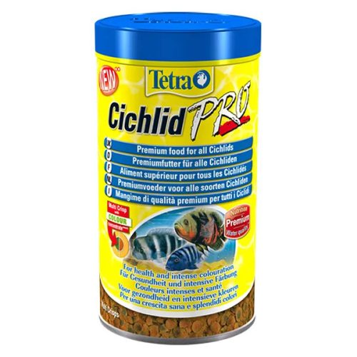 Cichlid Pro Crisps színező díszhaltáp 500ml