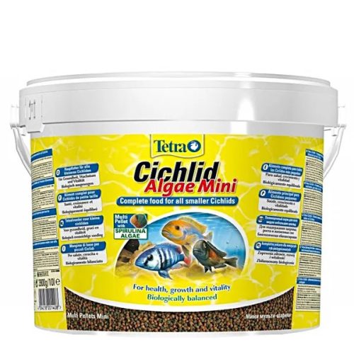 Cichlid Algae Mini díszhaltáp algával 10L