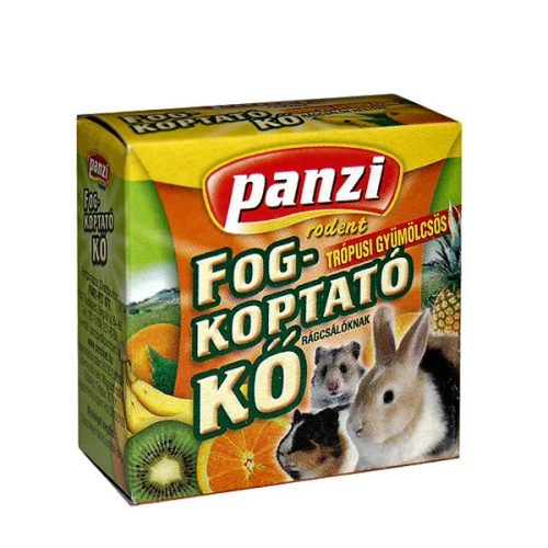 Trópusi gyümölcsös fogkoptatókő rágcsálóknak