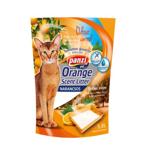 Orange narancs illatú szilikonos macskaalom 3,8l