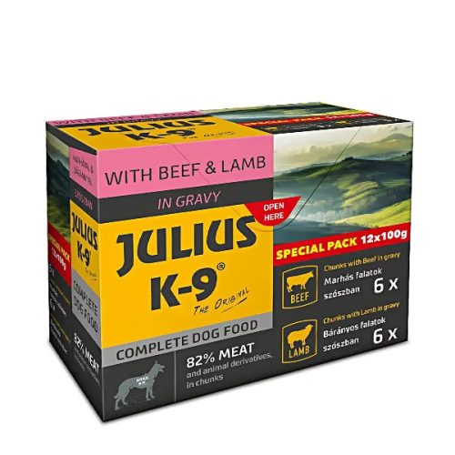 Beef and Lamb húsos válogatás szószban 12x100g