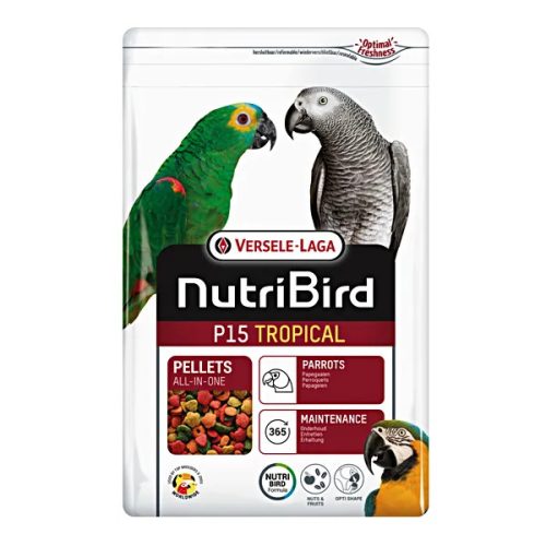 NutriBird P15 Tropical pellet eleség 1kg