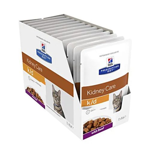 PD Feline k/d Kidney Care Beef 12x85g