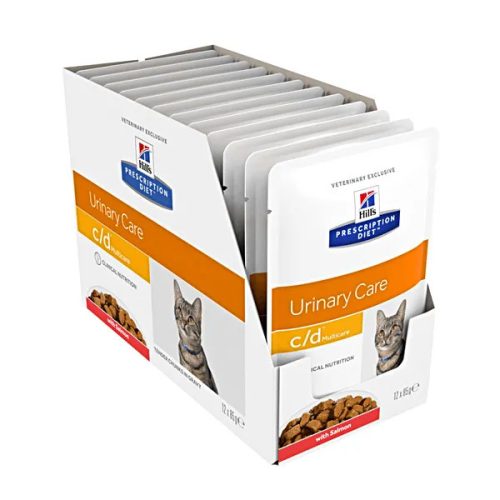 PD Feline c/d Multicare Urinary Care Salmon 12x85g