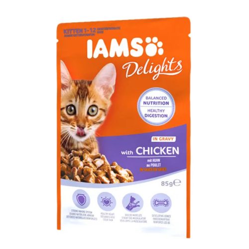 Delights Kitten Csirke falatok ízletes szószban 85g