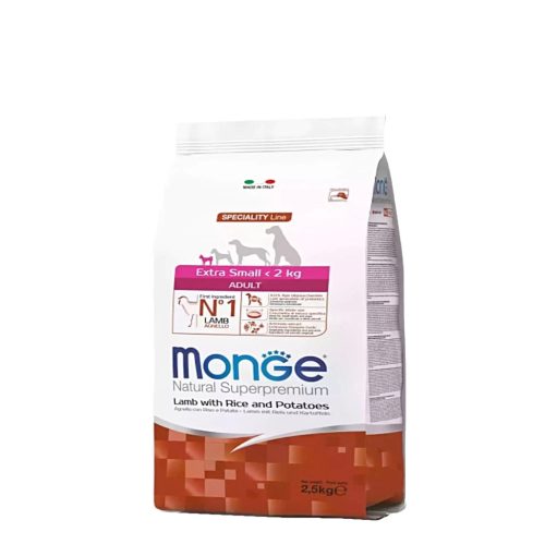 Speciality Line Extra Small Adult Monoprotein Lamb, Rice & Potatoes 2,5kg