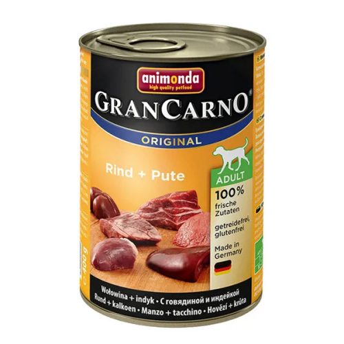 GranCarno Adult Marha Pulyka konzerv 400g 