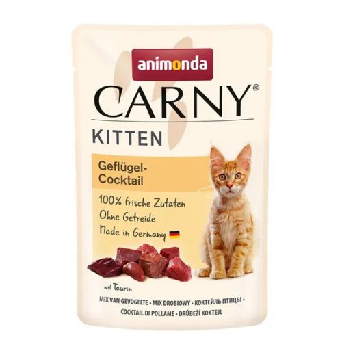 Carny Kitten Marha Borjú Csirkehússal 85g