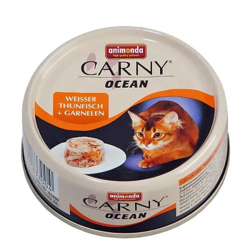 Carny Ocean Fehér Tonhal Garnélával 80g