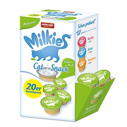 Milkies Cat Snack Balance D+E vitaminnal 20x15g