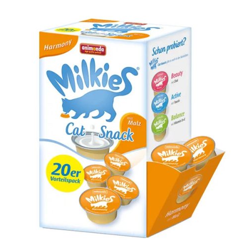 Milkies Cat Snack Harmony Malátával 20x15g