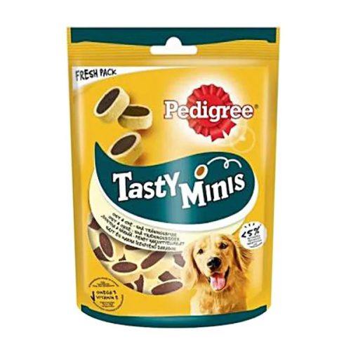 Tasty Minis Cheesy Nibbles Sajtos-marhahúsos jutalomfalatok 140g