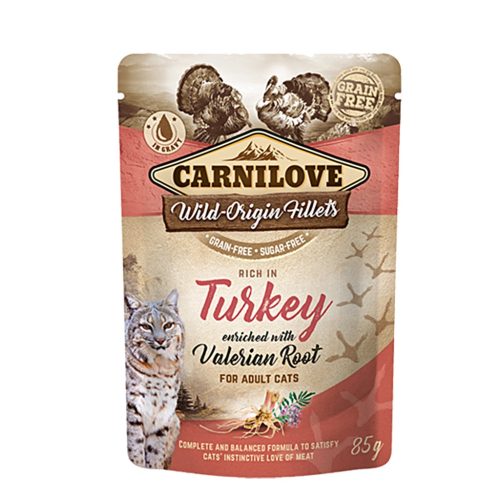 Cat Turkey with Valerian - pulyka macskagyökérrel mártásban 85g