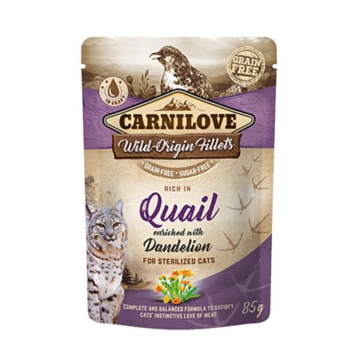 Cat Quail with Dandelion Sterilized - fürj pitypanggal 85g