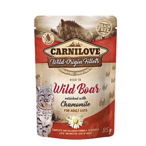 Cat Wild Boar with Chamomile - vaddisznó kamillával 85g