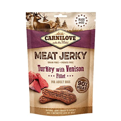 Jerky Snack Turkey with Venison Fillet - pulyka szarvas filével 100g