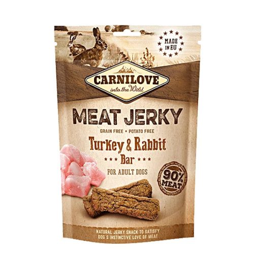 Jerky Snack Turkey & Rabbit Bar - pulyka és nyúl 100g