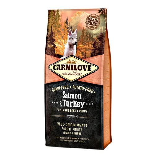 Puppy Large Salmon & Turkey Lazac Pulyka 12kg