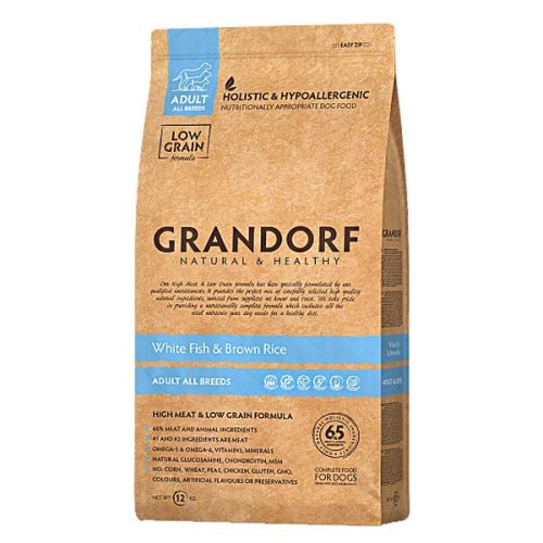 Low Grain White Fish & Brown Rice Adult Medium and Maxi 1kg