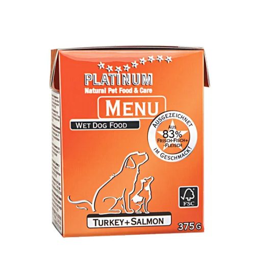 Menü Turkey Salmon Pulyka Lazac 375g