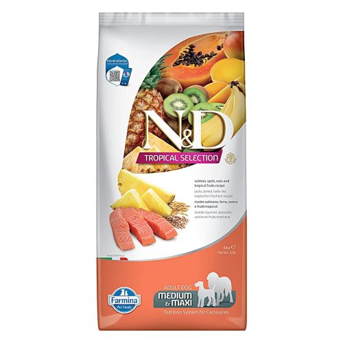 Tropical Selection Adult Lazac Tönköly Búza Trópusi gyümölcs Medium/Maxi 10kg