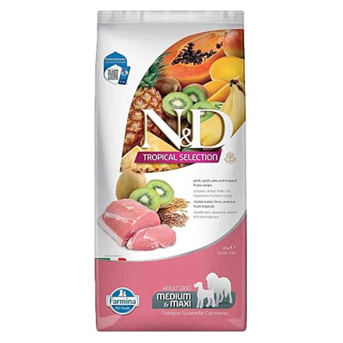 Tropical Selection Adult Sertés Tönköly Búza Trópusi gyümölcs Medium/Maxi 10kg