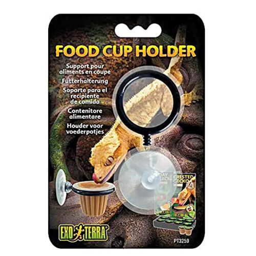 Food Cup Holder gekkó etető tartó-keret