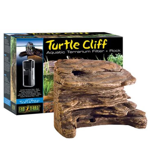 Turtle Cliff Large teknőskiülő +F350 vízszűrő