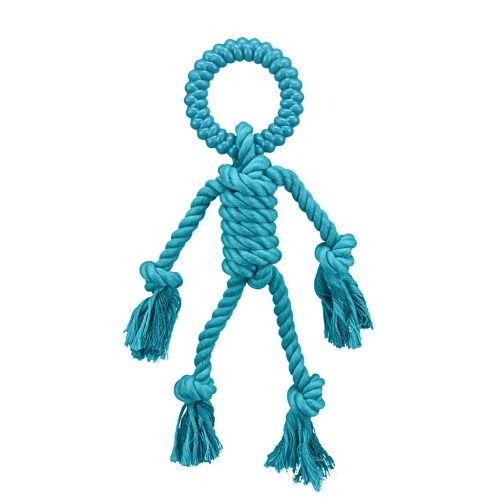 Rope Figure kötéljáték figura gumikarikával kutyáknak 26cm