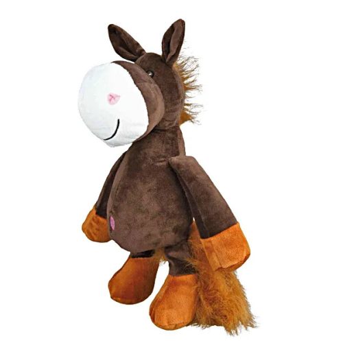 Horse Plush ló kutyajáték röfögős hanggal 32cm