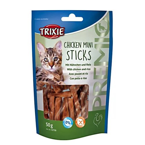 Premio Mini Sticks csirkés rizses 50g