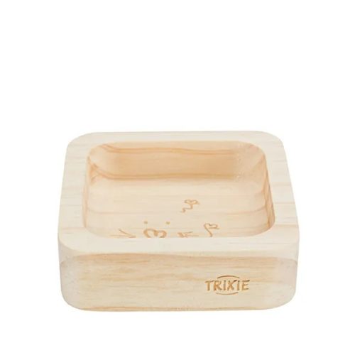 Wooden Bowl Natúr fa tál kisállatok részére 60ml