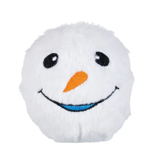 Plush Snowball hógolyó sípolós kutyajáték 10cm