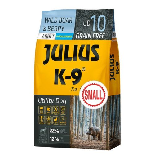 GF Utility Dog Hypoallergen Adult Small Vaddisznó áfonya 10kg