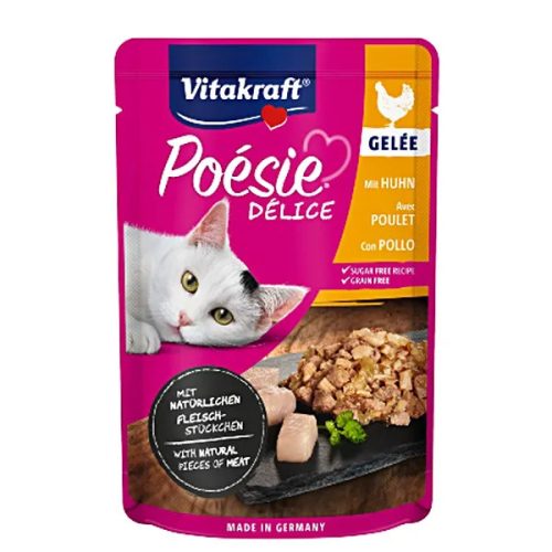 Poésie Délice Gelee with Chicken Csirke darabok zselében 85g